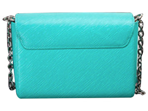 LV EPI LEATHER TWIST MM TURQUOISE