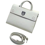 DIOR DIOREVER BAG NOISETTE PRESTIGE CALFSKIN WHITE