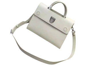 DIOR DIOREVER BAG NOISETTE PRESTIGE CALFSKIN WHITE