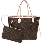 LOUIS VUITTON MONOGRAM CANVAS NEVERFULL MM ROSE BALLERINE