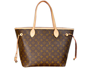 LOUIS VUITTON MONOGRAM CANVAS NEVERFULL MM ROSE BALLERINE