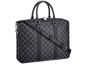 LOUIS VUITTON DAMIER GRAPHITE CANVAS PORTE -DOCUMENTS VOYAGE PM