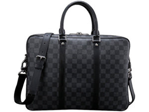 LOUIS VUITTON DAMIER GRAPHITE CANVAS PORTE -DOCUMENTS VOYAGE PM