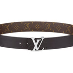 LOUIS VUITTON MONOGRAM CANVAS LV INITIALES 40MM REVERSIBLE BLACK