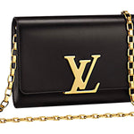 LOUIS VUITTON CHAIN LOUISE GM BLACK