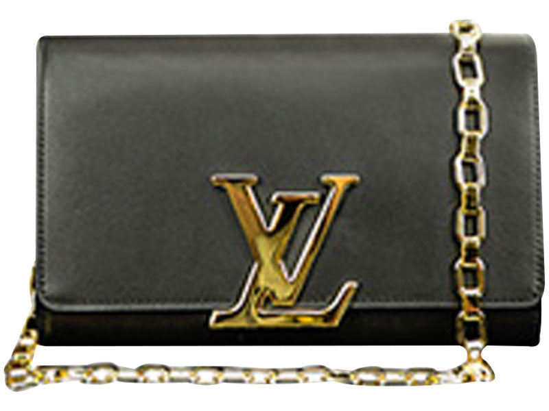 LOUIS VUITTON CHAIN LOUISE GM BLACK