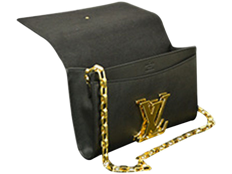 LOUIS VUITTON CHAIN LOUISE GM BLACK