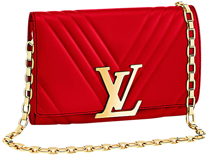 LOUIS VUITTON POCHETTE LOUISE GM CARMINE RED