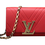 LOUIS VUITTON POCHETTE LOUISE GM CARMINE RED