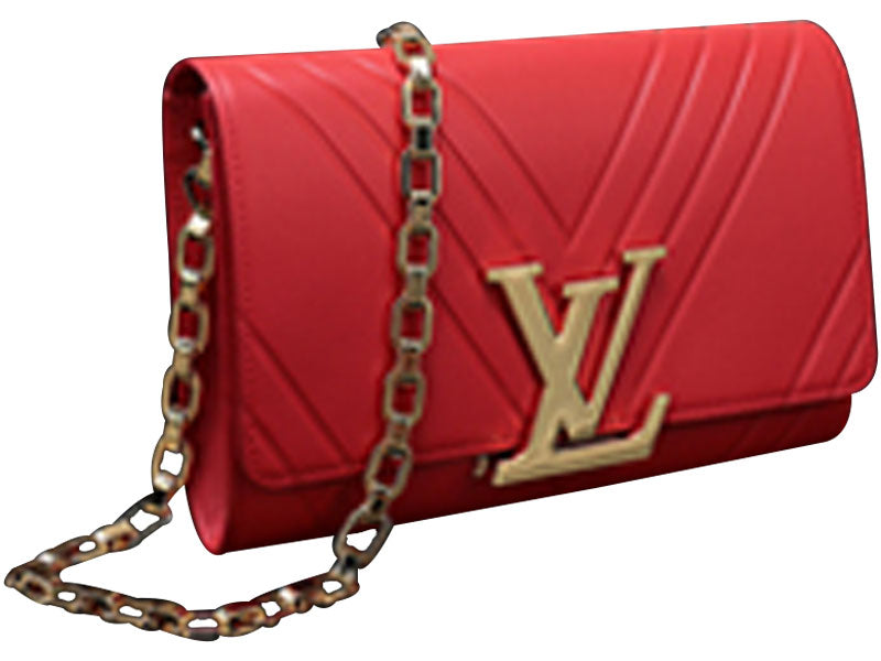 LOUIS VUITTON POCHETTE LOUISE GM CARMINE RED