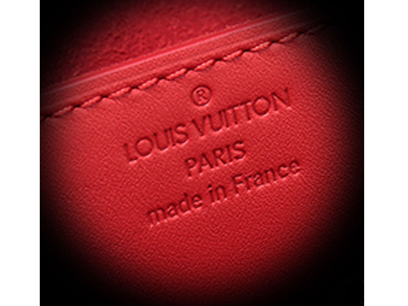 LOUIS VUITTON POCHETTE LOUISE GM CARMINE RED