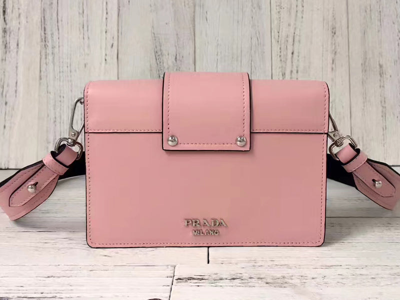 PRADA PLEX RIBBON CROSSBODY BAG PEACH YELLOW