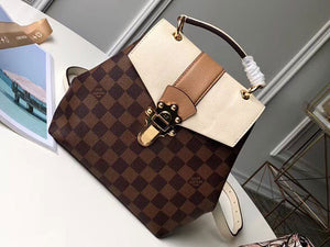 LOUIS VUITTON DAMIER EBENE CLAPTON BACKPACK CREAM N42259