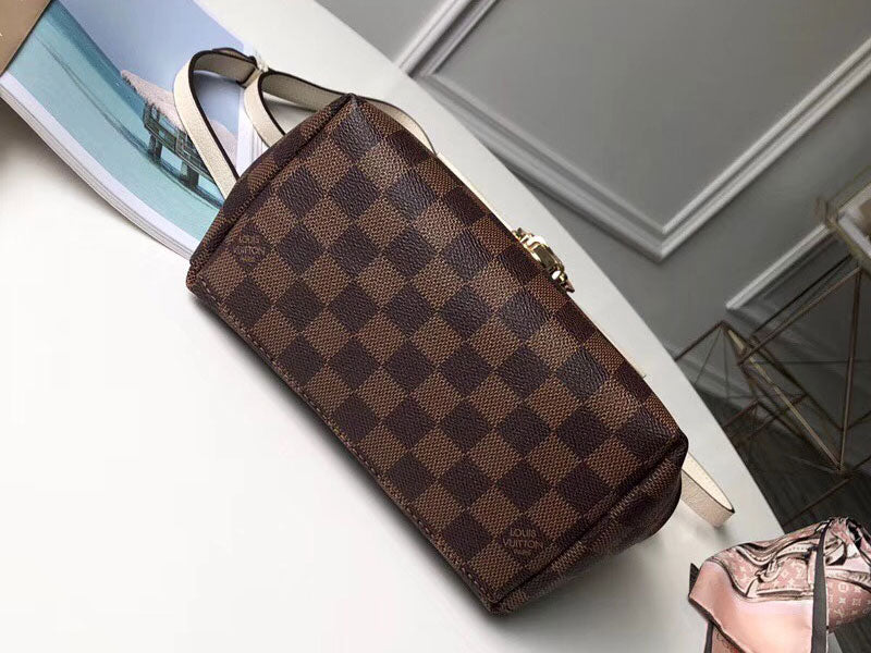 LOUIS VUITTON DAMIER EBENE CLAPTON BACKPACK CREAM N42259