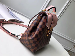 LOUIS VUITTON DAMIER EBENE CLAPTON BACKPACK MAGNOLIA N42262