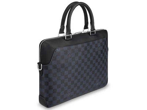 LOUIS VUITTON DAMIER COBALT CANVAS OLIVER BRIEFCASE N51199