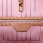 LOUIS VUITTON DAMIER AZUR CANVAS NEVERFULL MM ROSE BALLERINE N41605