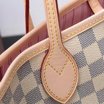 LOUIS VUITTON DAMIER AZUR CANVAS NEVERFULL MM ROSE BALLERINE N41605