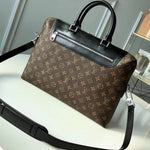 LOUIS VUITTON MONOGRAM MACASSAR CANVAS PORTE-DOCUMENTS JOUR M54019