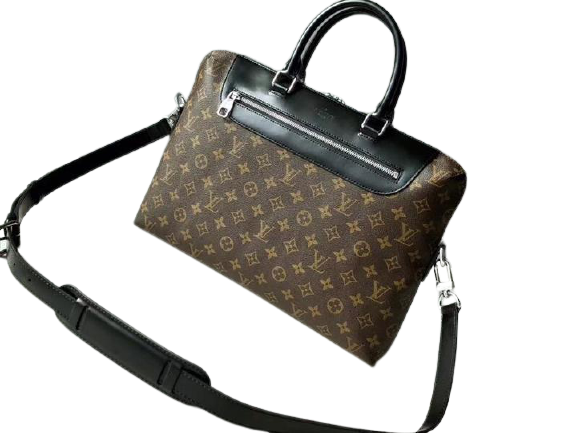 LOUIS VUITTON MONOGRAM MACASSAR CANVAS PORTE-DOCUMENTS JOUR M54019