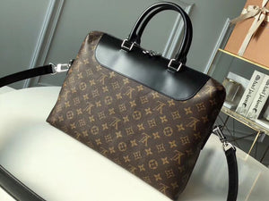 LOUIS VUITTON MONOGRAM MACASSAR CANVAS PORTE-DOCUMENTS JOUR M54019