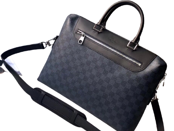 LOUIS VUITTON DAMIER COBALT CANVAS PORTE-DOCUMENTS JOUR N41589