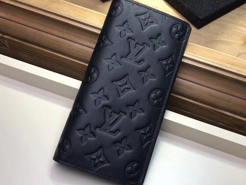 LOUIS VUITTON MONOGRAM SHADOW LEATHER BRAZZA WALLET M62900