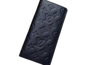 LOUIS VUITTON MONOGRAM SHADOW LEATHER BRAZZA WALLET M62900