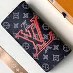 LOUIS VUITTON MONOGRAM UPSIDE DOWN CANVAS BRAZZA WALLET M62893