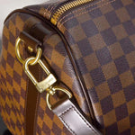 LOUIS VUITTON DAMIER EBENE CANVAS KEEPALL BANDOULIERE 45 N41428