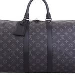 LOUIS VUITTON MONOGRAM ECLIPSE CANVAS KEEPALL BANDOULIERE 45 M40569