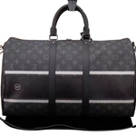 LOUIS VUITTON MONOGRAM ECLIPSE KEEPALL BANDOULIERE 45 FLASH M43413