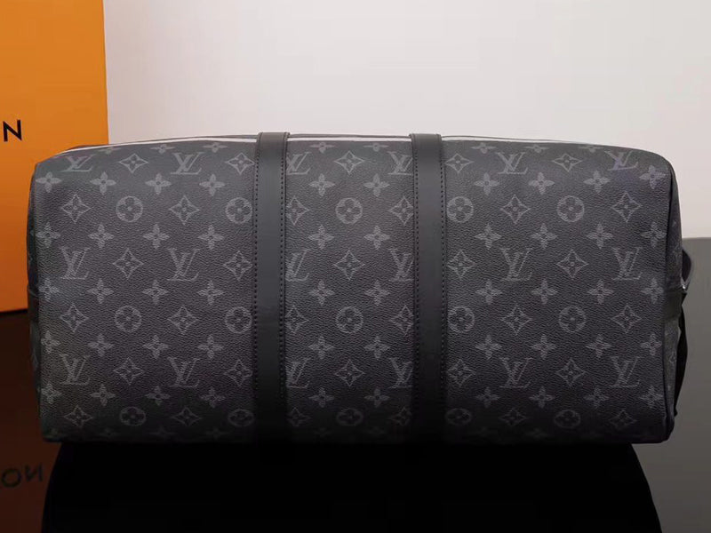 LOUIS VUITTON MONOGRAM ECLIPSE KEEPALL BANDOULIERE 45 FLASH M43413