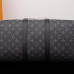 LOUIS VUITTON MONOGRAM ECLIPSE KEEPALL BANDOULIERE 45 FLASH M43413