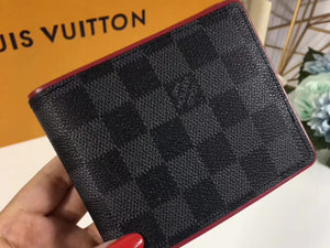 LOUIS VUITTON TAIGA LEATHER MULTIPLE WALLET M30563