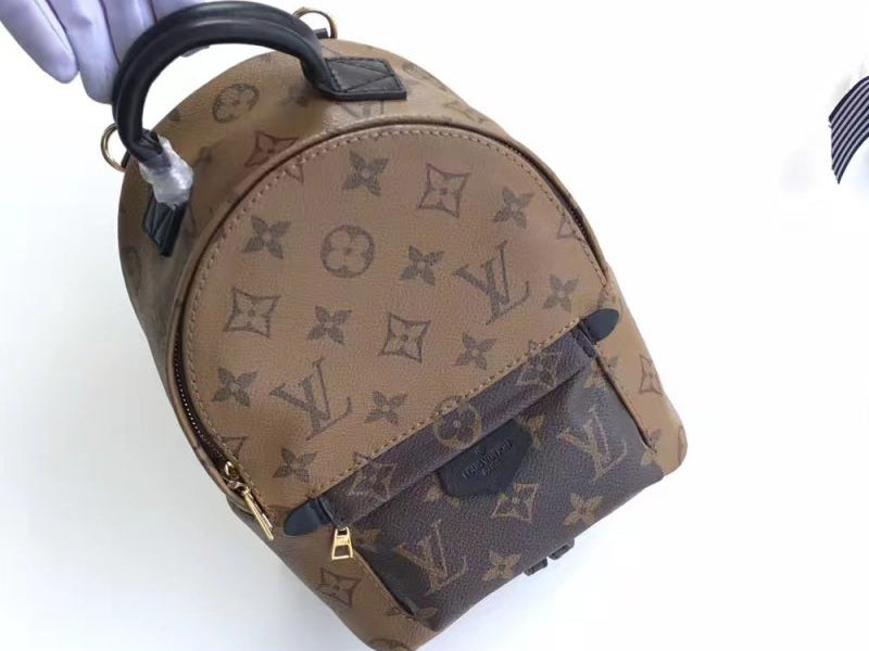 LOUIS VUITTON MONOGRAM REVERSE CANVAS PALM SPRINGS BACKPACK MINI M42411