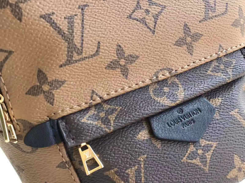 LOUIS VUITTON MONOGRAM REVERSE CANVAS PALM SPRINGS BACKPACK MINI M42411