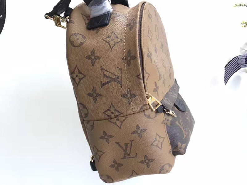 LOUIS VUITTON MONOGRAM REVERSE CANVAS PALM SPRINGS BACKPACK MINI M42411