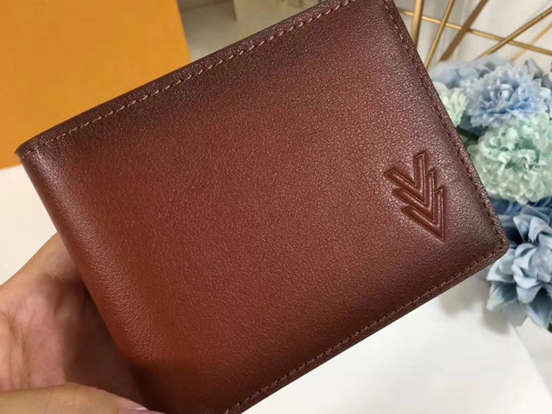 LOUIS VUITTON OMBRE LEATHER MULTIPLE WALLET M61198