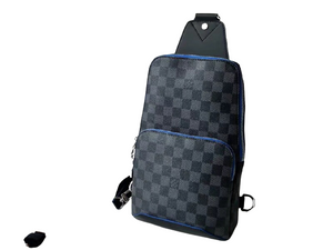 LOUIS VUITTON DAMIER GRAPHITE CANVAS AVENUE SLING BAG N40008