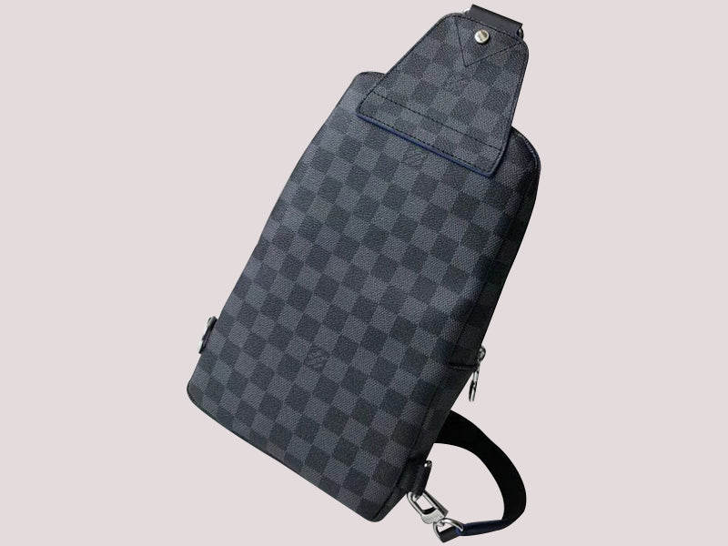 LOUIS VUITTON DAMIER GRAPHITE CANVAS AVENUE SLING BAG N40008