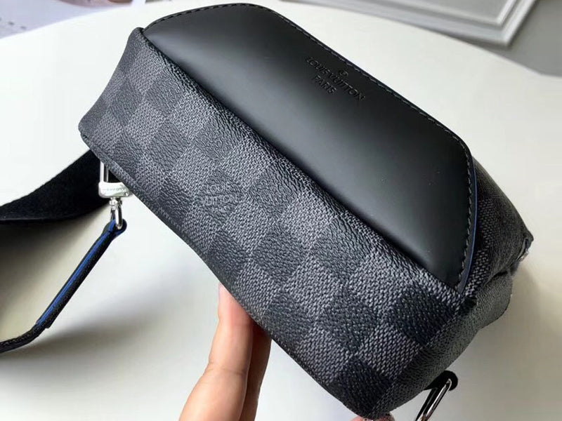 LOUIS VUITTON DAMIER GRAPHITE CANVAS AVENUE SLING BAG N40008