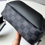 LOUIS VUITTON DAMIER GRAPHITE CANVAS AVENUE SLING BAG N40008