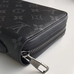 LOUIS VUITTON MONOGRAM ECLIPSE CANVAS ZIPPY XL WALLET M61698