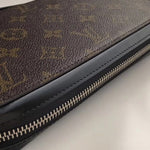 LOUIS VUITTON MONOGRAM MACASSAR CANVAS ZIPPY XL WALLET M61506