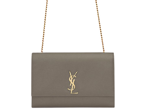 SAINT LAURENT YSL LARGE KATE CHAIN BAG GREY H-YSLSHSG073330MD2