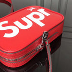 LOUIS VUITTON X SUPREME EPI LEATHER DANUBE PPM RED