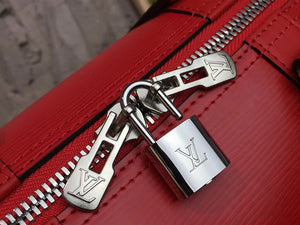 LOUIS VUITTON X SUPREME EPI LEATHER KEEPALL BANDOULIERE 45 RED