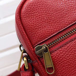 GUCCI PRINT MESSENGER BAG RED