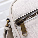 GUCCI PRINT SHOULDER BAG WHITE